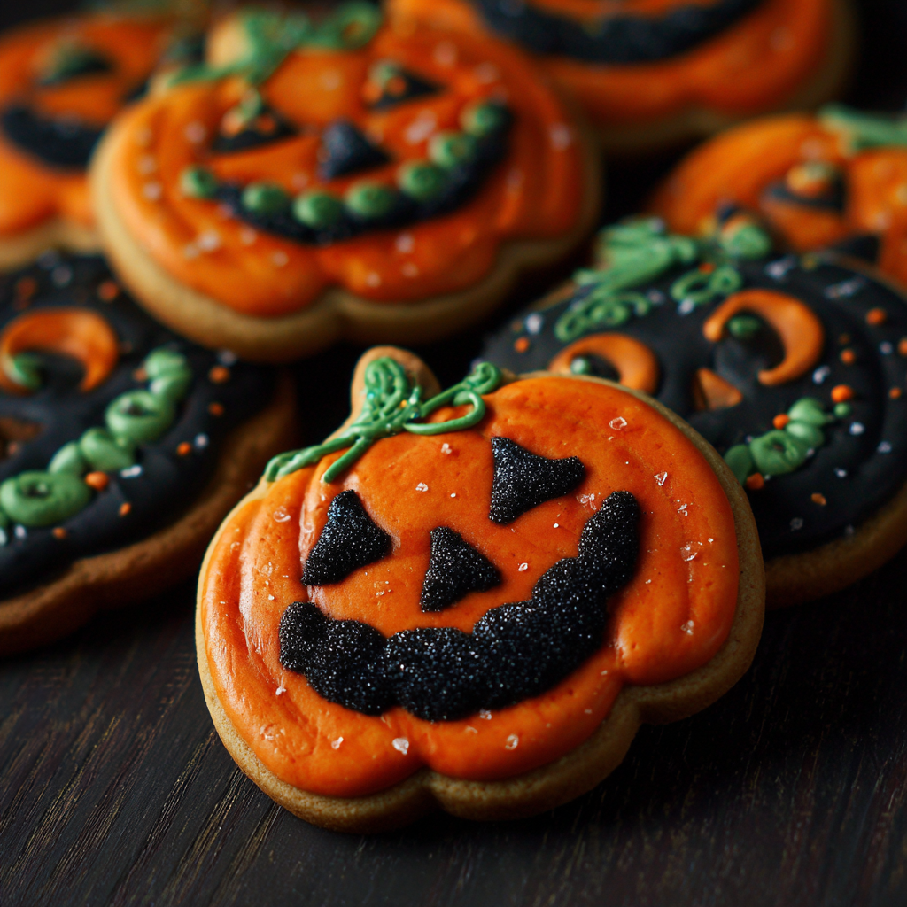 Halloween treats on a table.