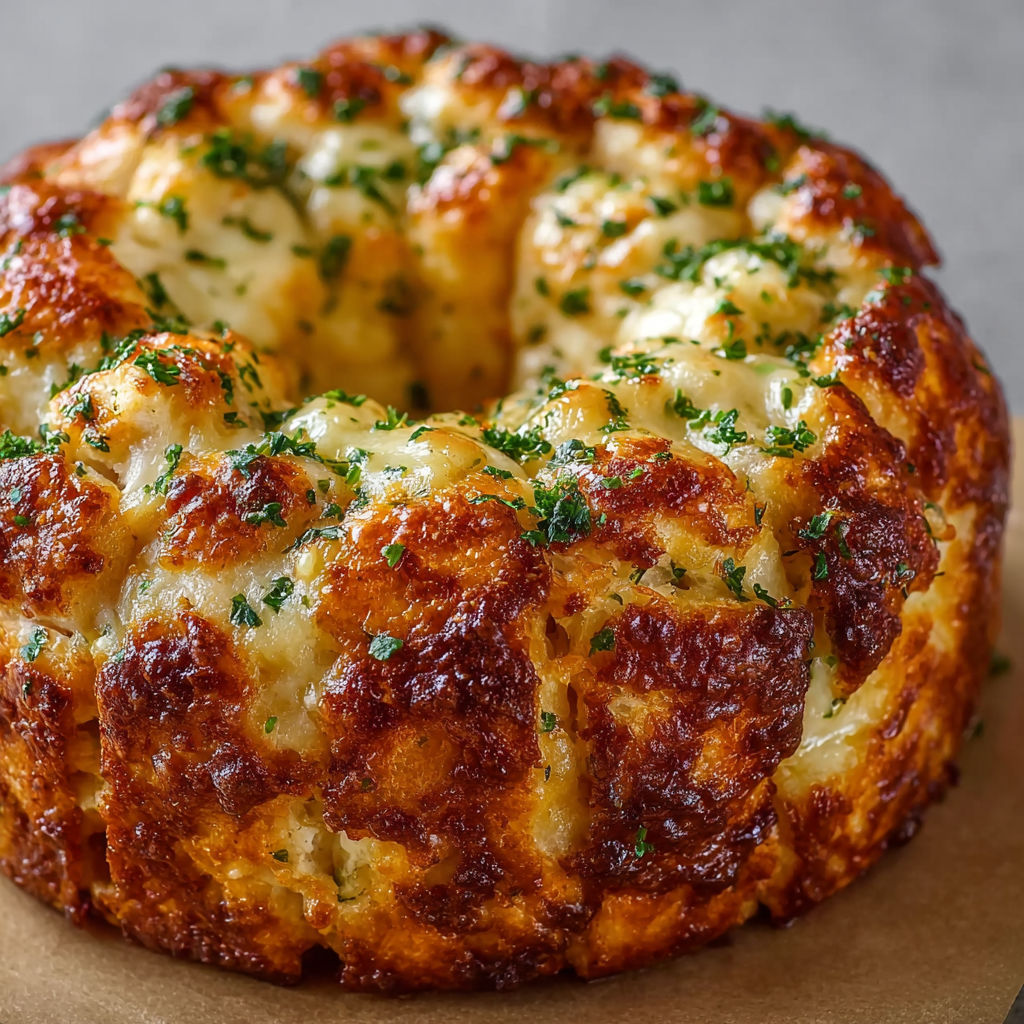 A cake with a lot of cheese on top.