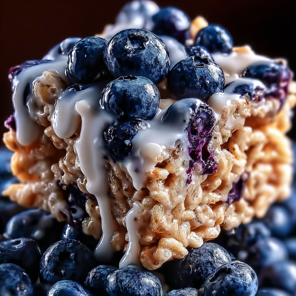 Blueberry Rice Krises