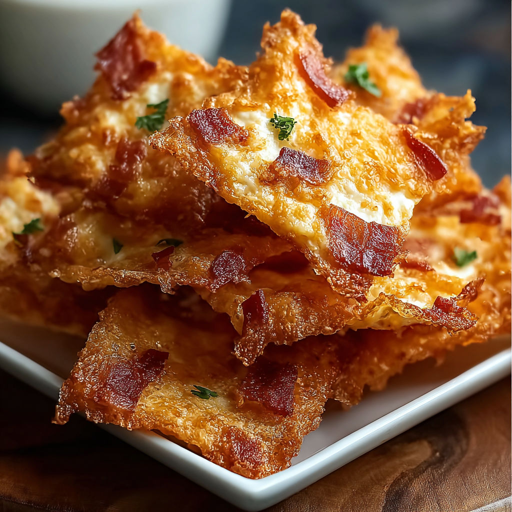 A plate of bacon cream cheese doritos.