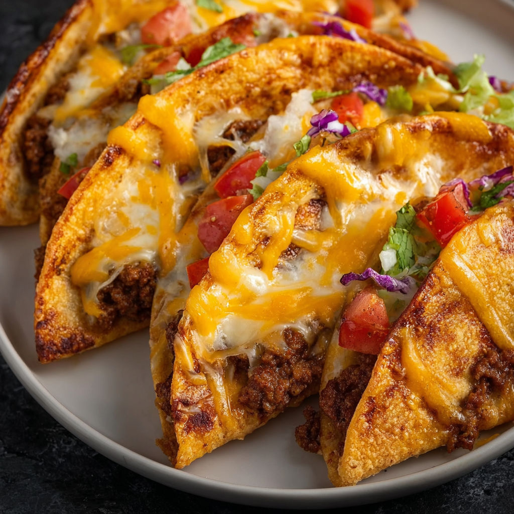 A plate of food with a slice of pizza on it.