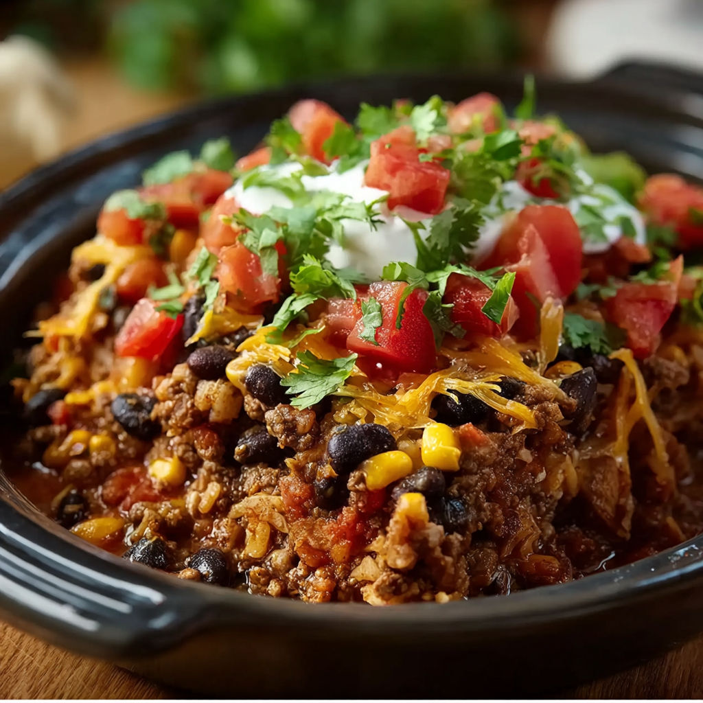 A bowl of food with tomatoes, lettuce, and cheese.