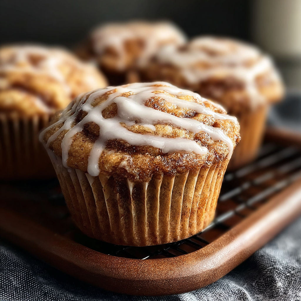 A plate with three muffins on it.