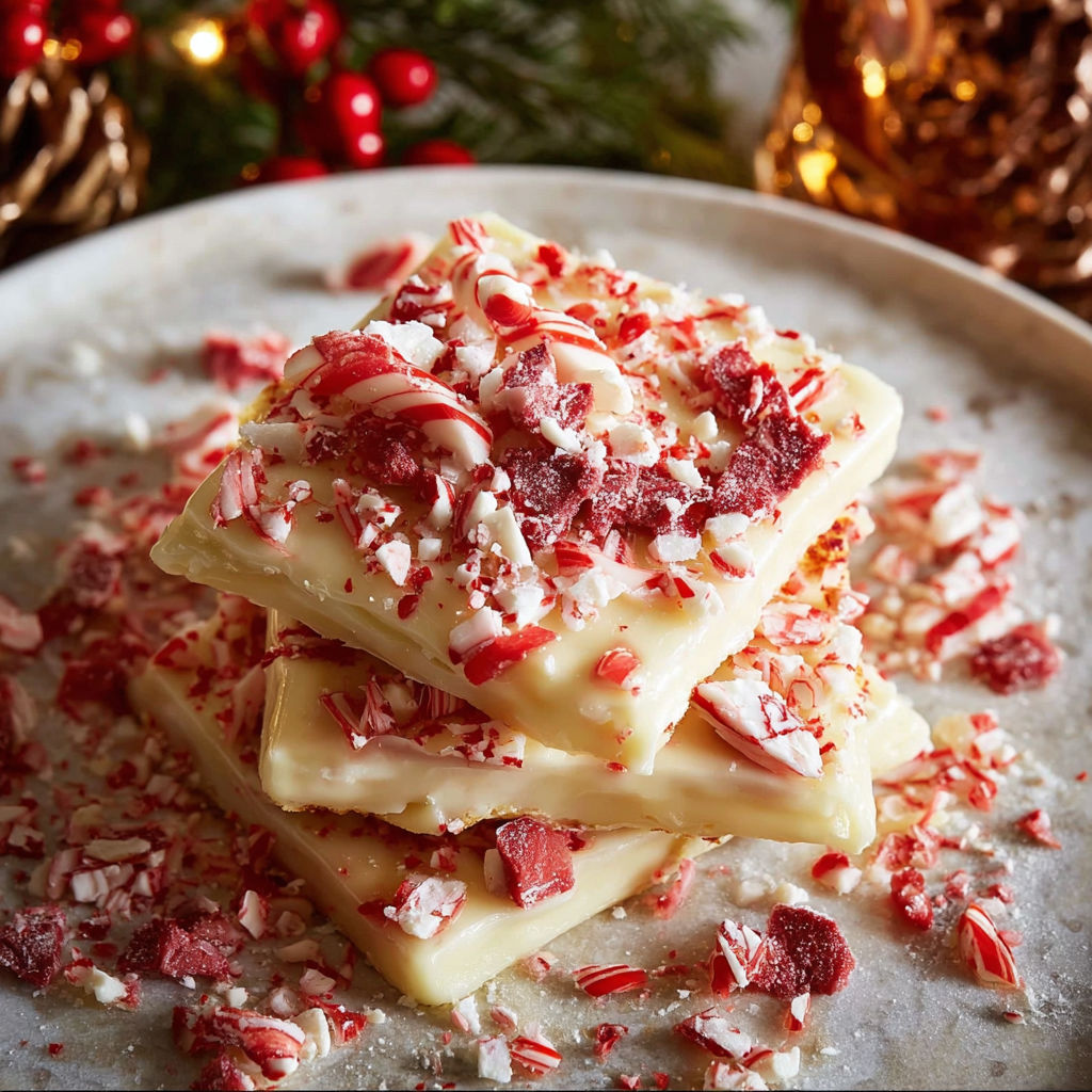 A stack of red and white candy canes.