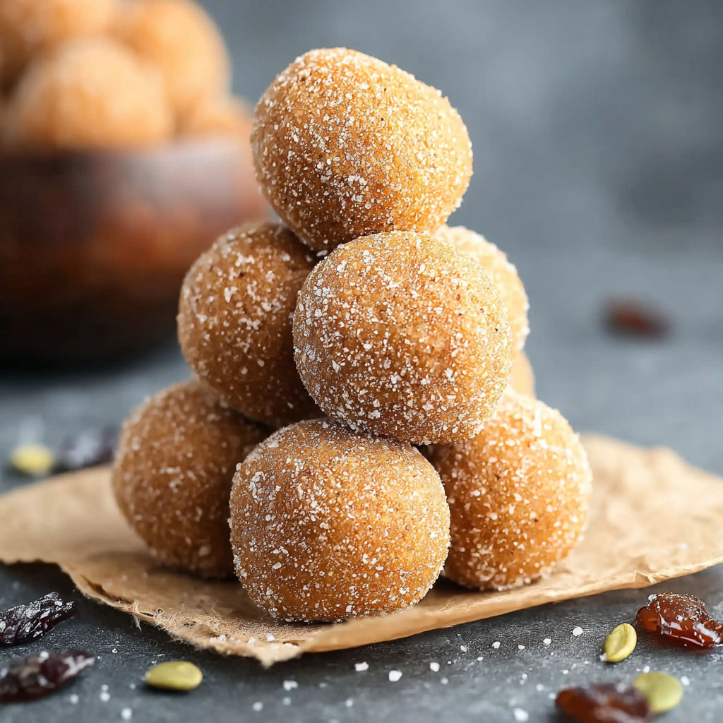 A stack of donuts on a paper plate.