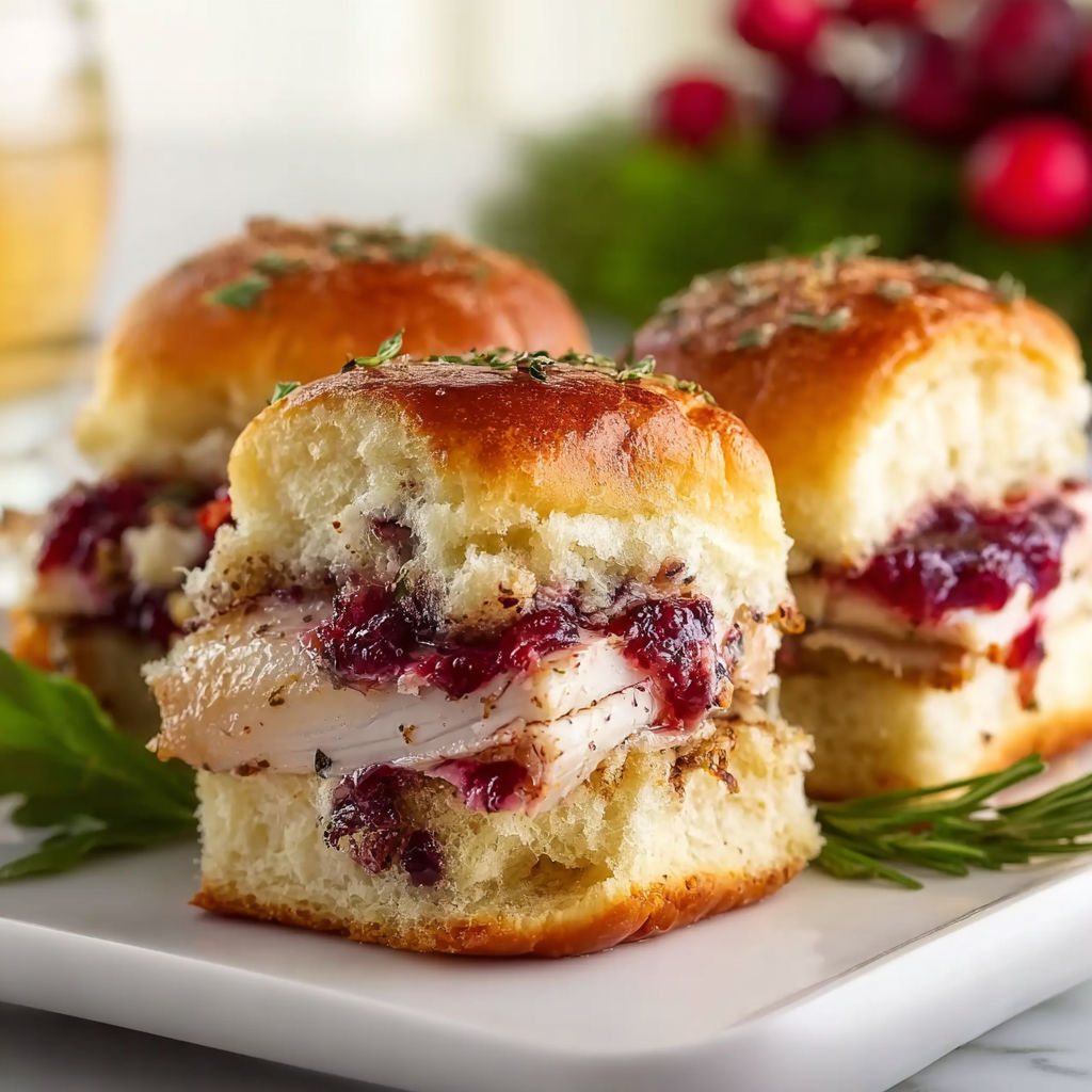 Two sandwiches with meat and jelly on a plate.