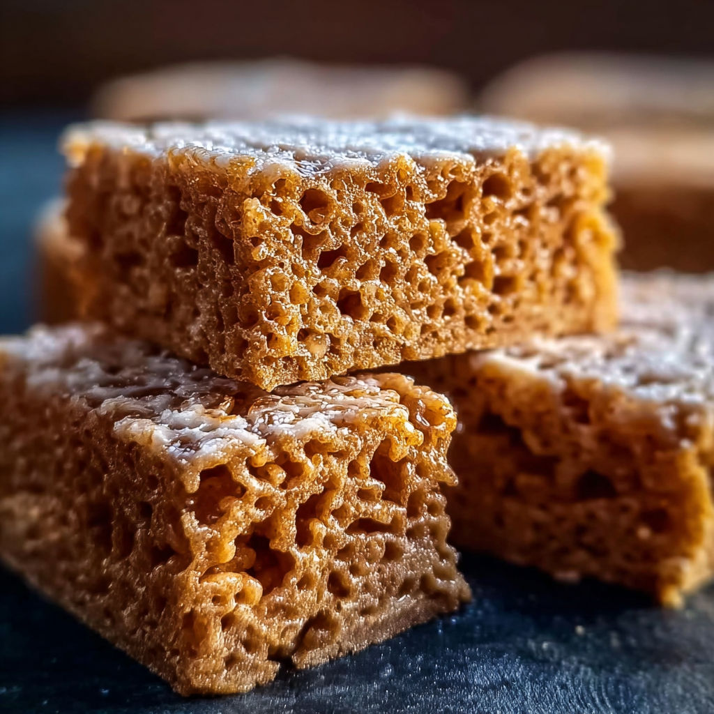Gingerbread Rice Krispie Treats.