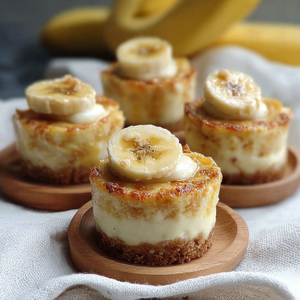 A dessert with bananas and cream.