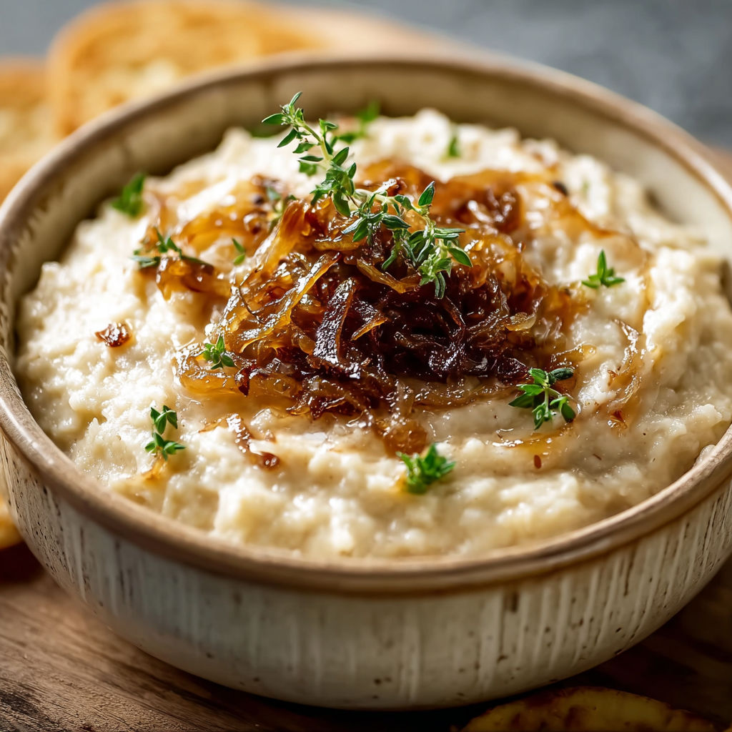 A bowl of food with a spoon in it.
