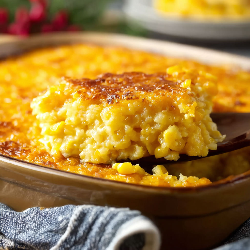 A bowl of food with a spoon in it.