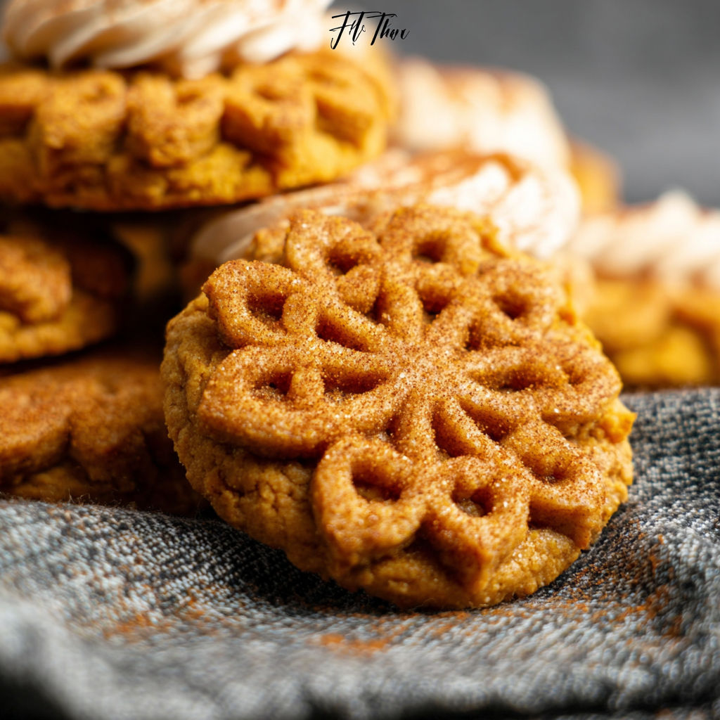 A stack of cookies with a yellow icing.