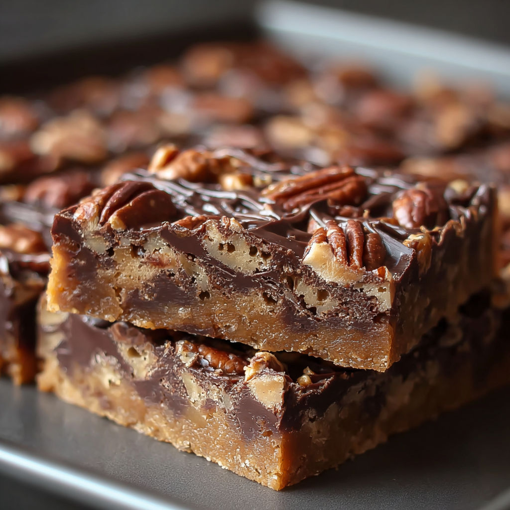 A close up of a piece of chocolate cake with walnuts.