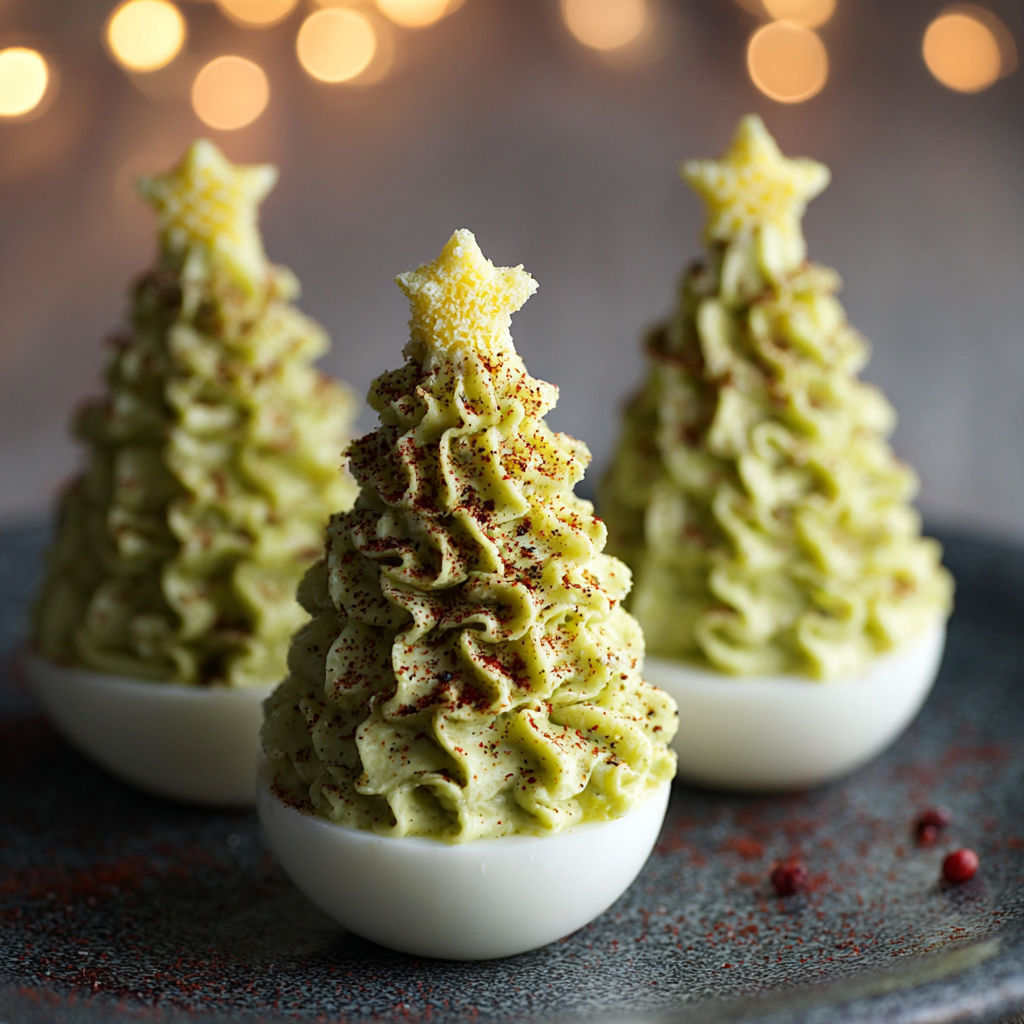 Three green trees with yellow stars on top.