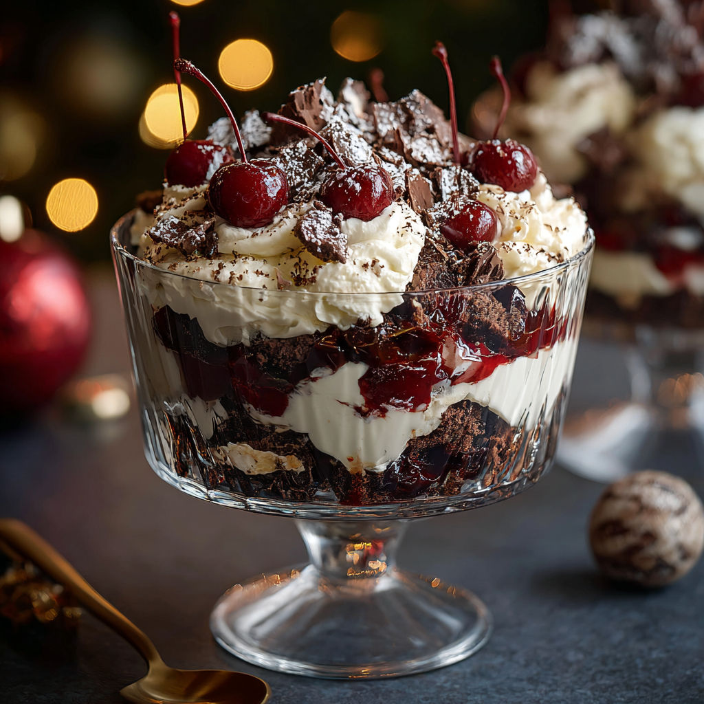 A glass bowl filled with a dessert.