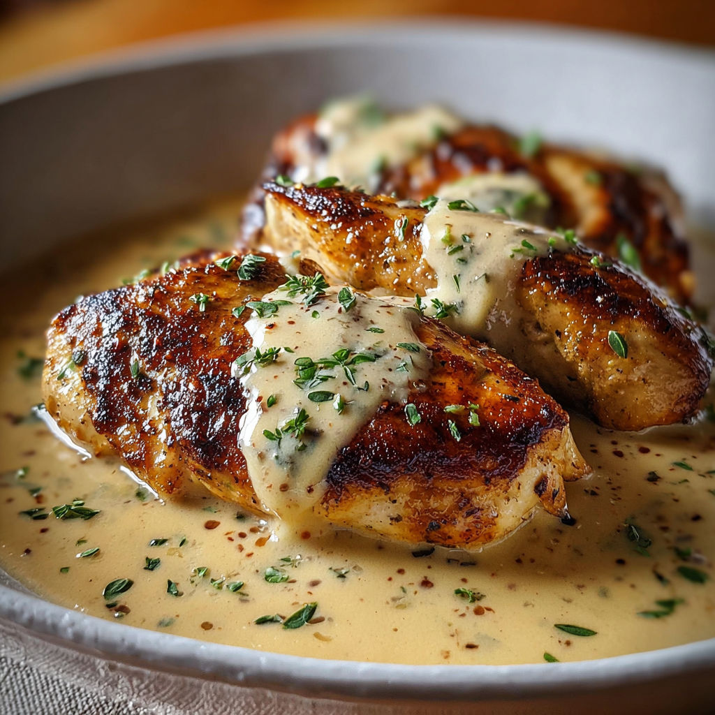 A delicious Irish Chicken Whiskey Cream Sauce.