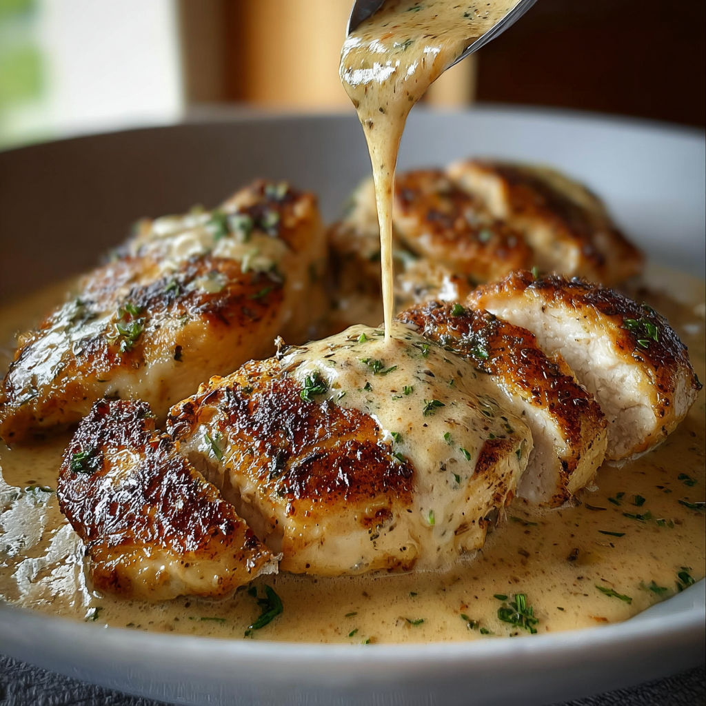 A delicious Irish chicken dish with a whiskey cream sauce.