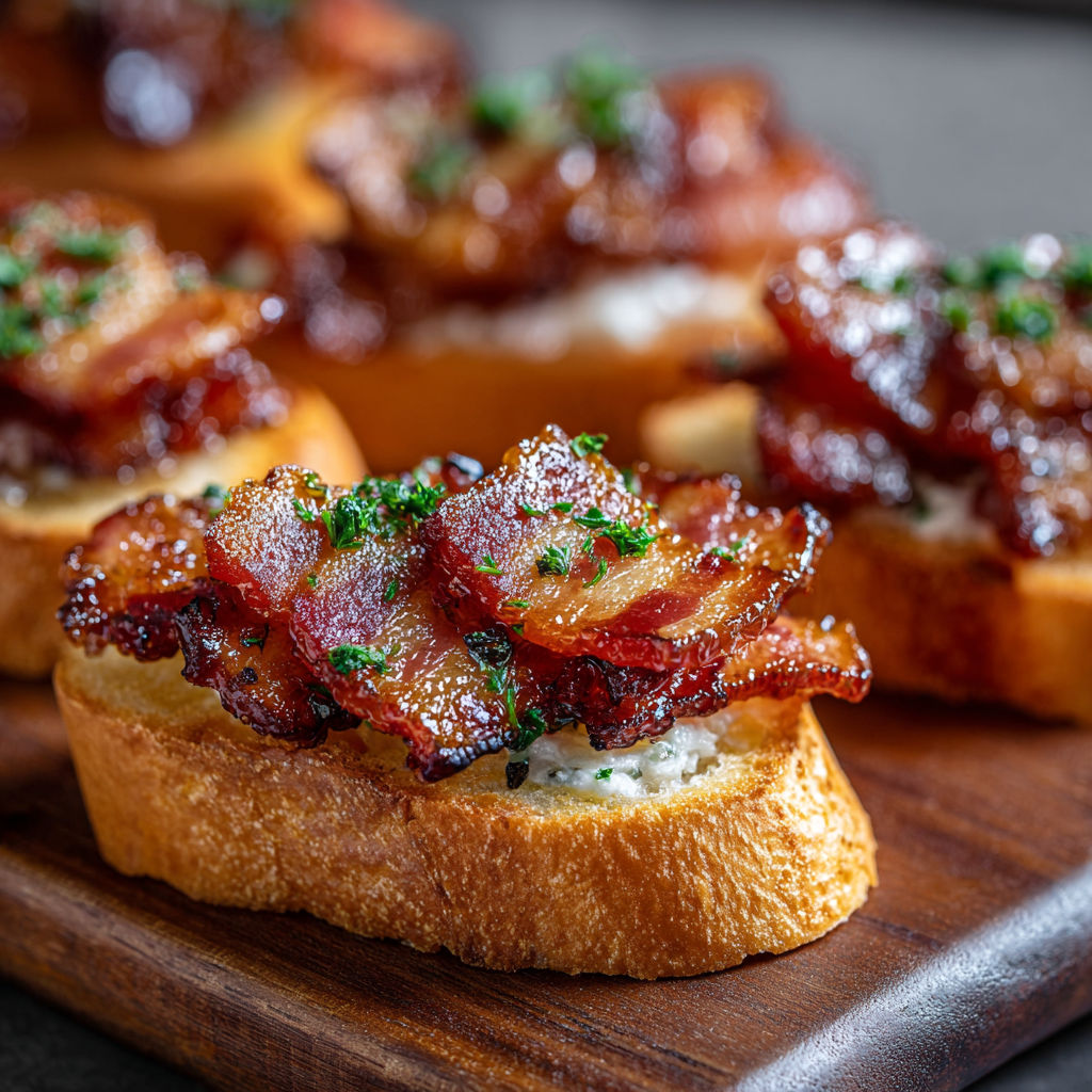 Bacon on toast.