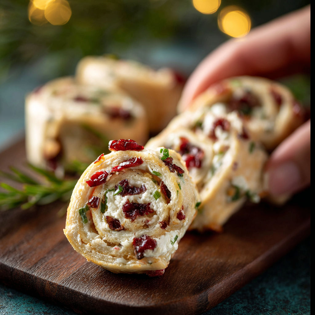 A hand holding a wrapped food item.