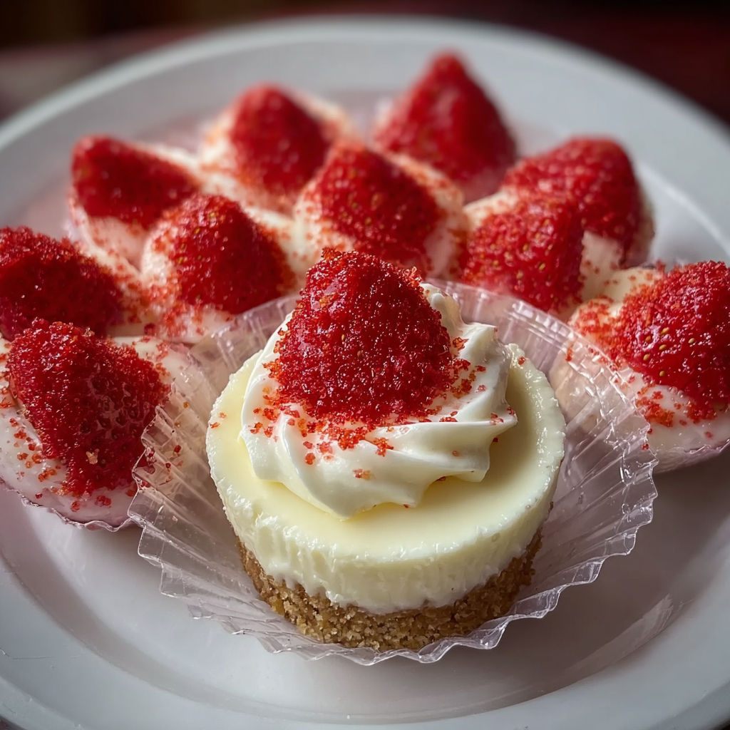 A plate of strawberries and a piece of cake.