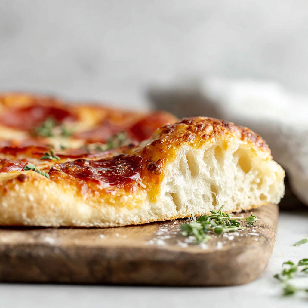 A slice of pizza with a white napkin on a table.