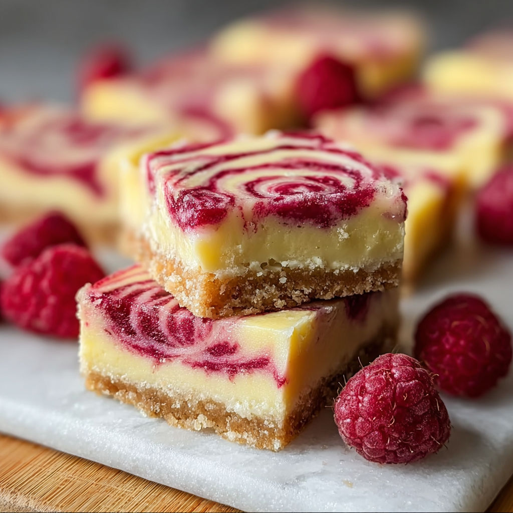 A close up of a dessert with raspberries and cheese.