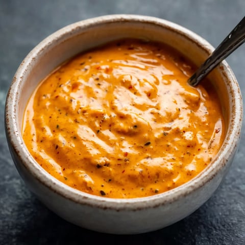 A bowl of sour cream and garlic sauce.