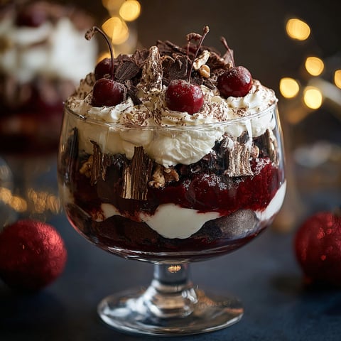 Black Forest Trifle for Christmas