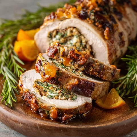 A roast beef dinner with a side of orange slices.