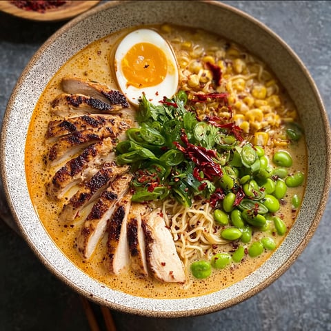 A bowl of soup with chicken and vegetables.