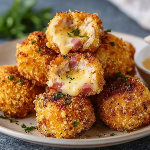 A plate of Cordon Bleu Bites.