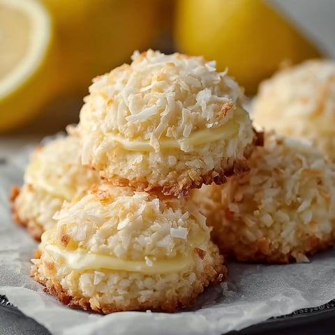 Lemon Coconut Cheesecake Cookies.