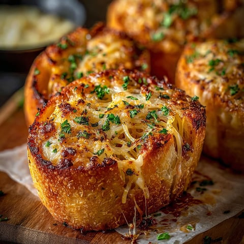 A delicious and easy spaghetti garlic bread.